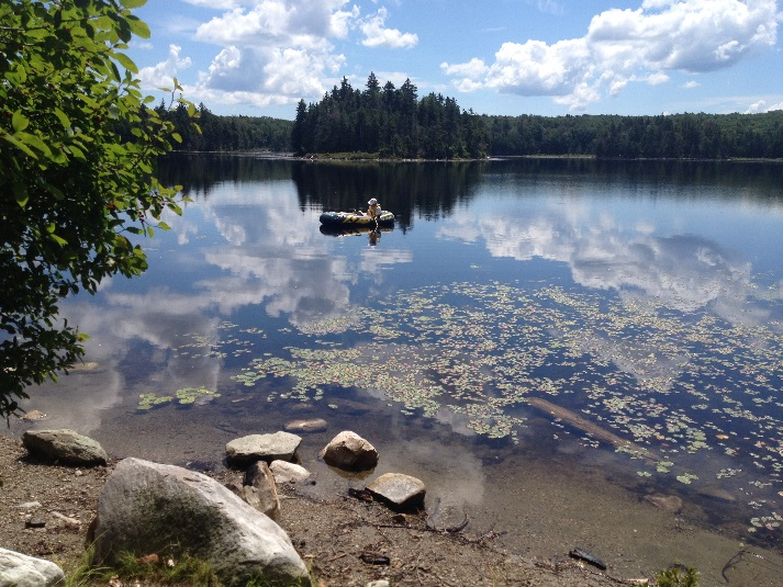 Bourn Pond in the Lye Brook Wilderness Area, Green Mountain National Forest.