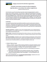 Thumbnail for Potential conservation easement provisions designed to explicitly address connectivity in the northern Appalachians