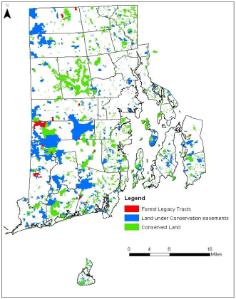 Thumbnail for The Use of Conservation Easements to Protect Private Forestland in Rhode Island