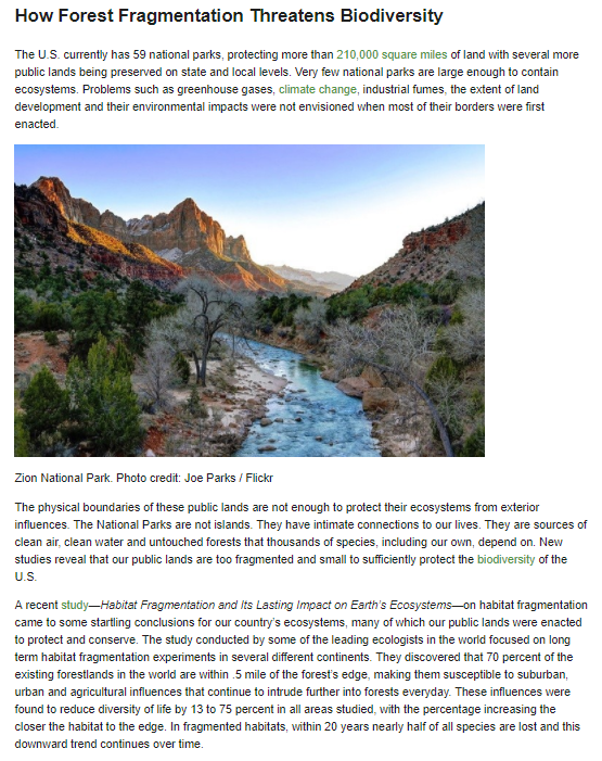 Thumbnail for How Forest Fragmentation Threatens Biodiversity
