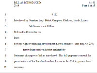 Thumbnail for Vermont S165 An act relating to forest fragmentation and Act 250