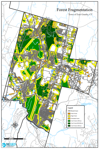 Thumbnail for Forest Fragmentation, Town of East Granby, Connecticut